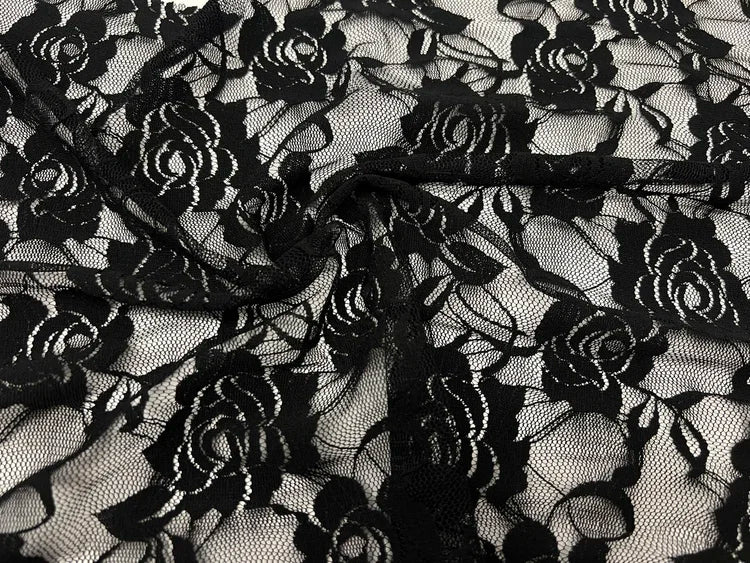 Nylon Spandex Knit Lace Draping Panel