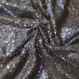 12' MESH SEQUIN PANEL - Black