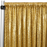 Gold Sequin Mesh Drape Panel Trio Pack