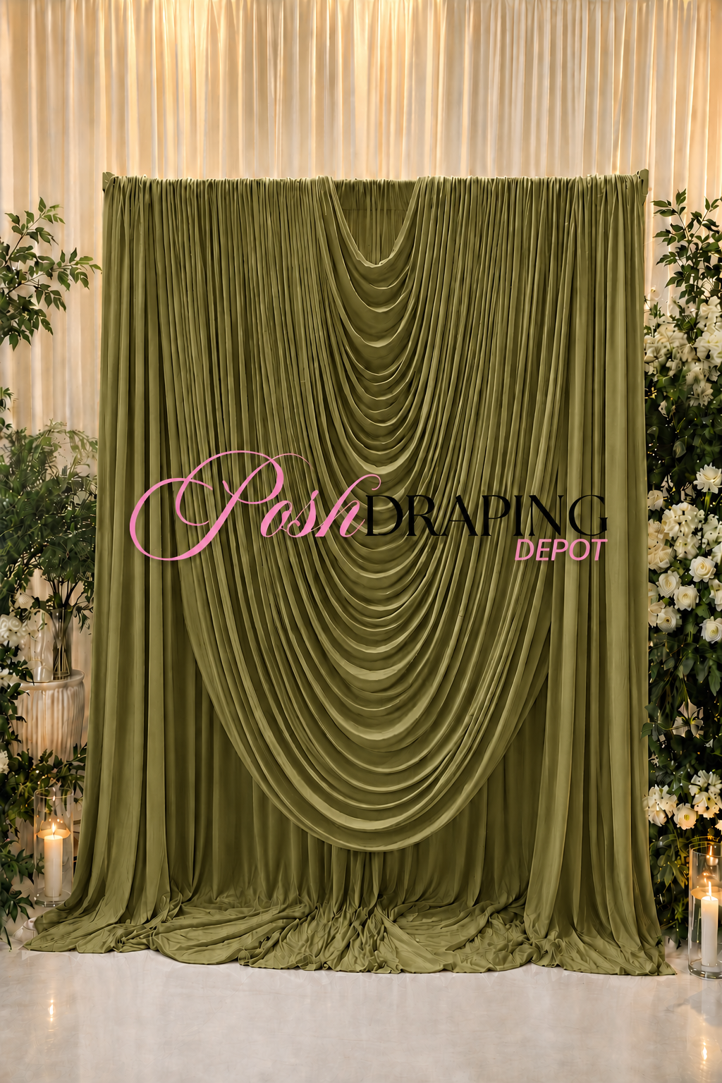 1pc Swag Bundle – 1 Large Swag + 4 Matching Panels