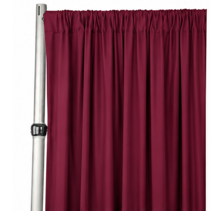 Stretch Spandex Drape Panel | 15ft x 65in | Single Rod Pocket | 16 Colors