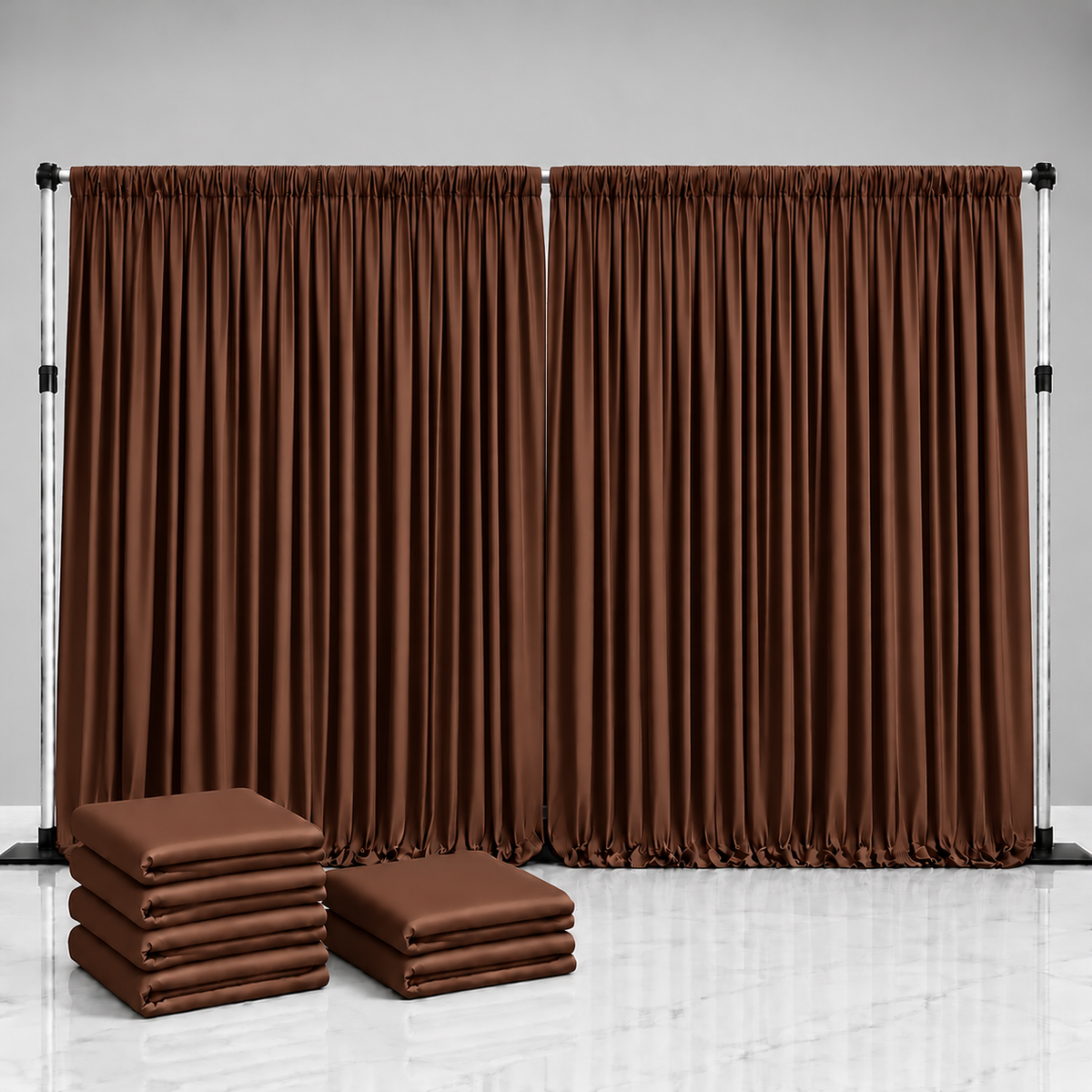 Spandex Drape Panel Packs | 4-Way Stretch | 15ft x 65in | 2 or 4 Panel Pack | Choose Color