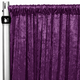Crush Velvet Fabric Panel — Luxury Event Draping Curtain | 15ft x 52in | 10 Colors