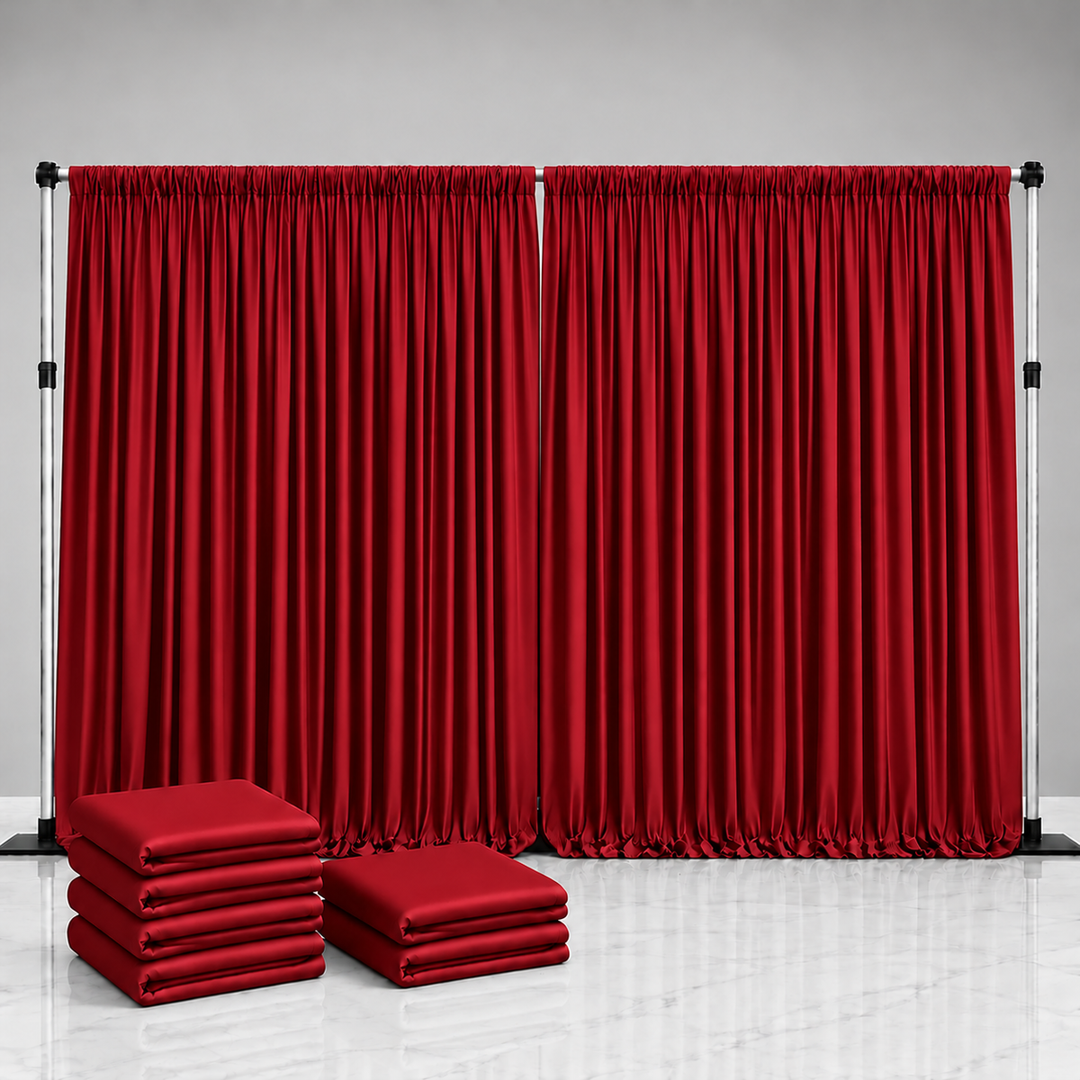 Spandex Drape Panel Packs | 4-Way Stretch | 15ft x 65in | 2 or 4 Panel Pack | Choose Color