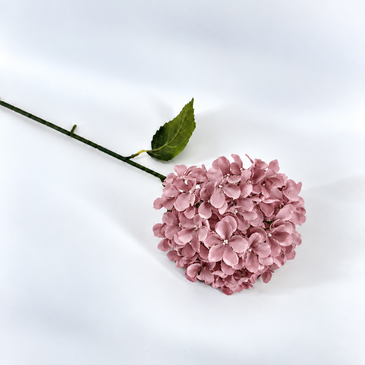 Large Silk Hydrangea Stem