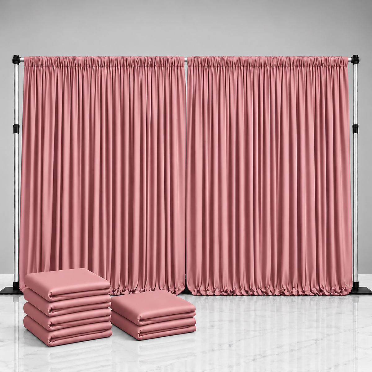 Spandex Drape Panel Packs | 4-Way Stretch | 15ft x 65in | 2 or 4 Panel Pack | Choose Color