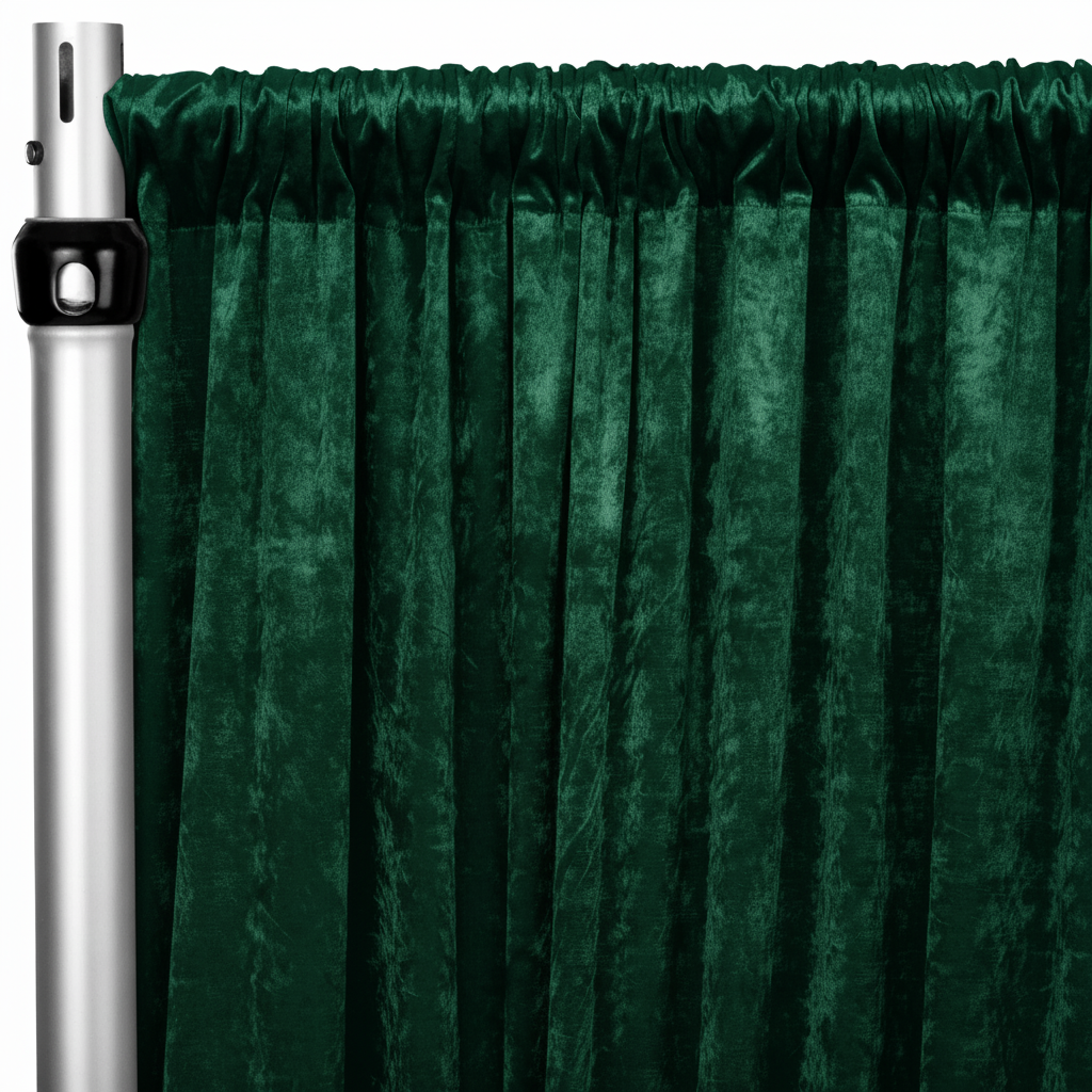 Crush Velvet Fabric Panel | Luxury Event Draping by The Posh Academy