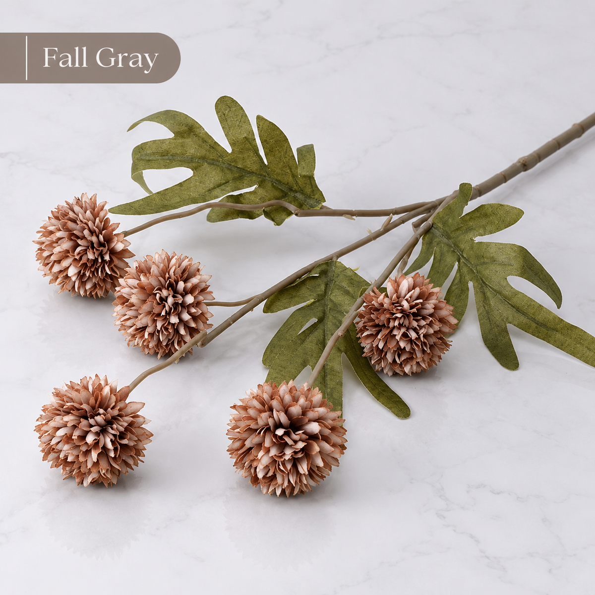 Artificial Dandelion Ball Flower Stem