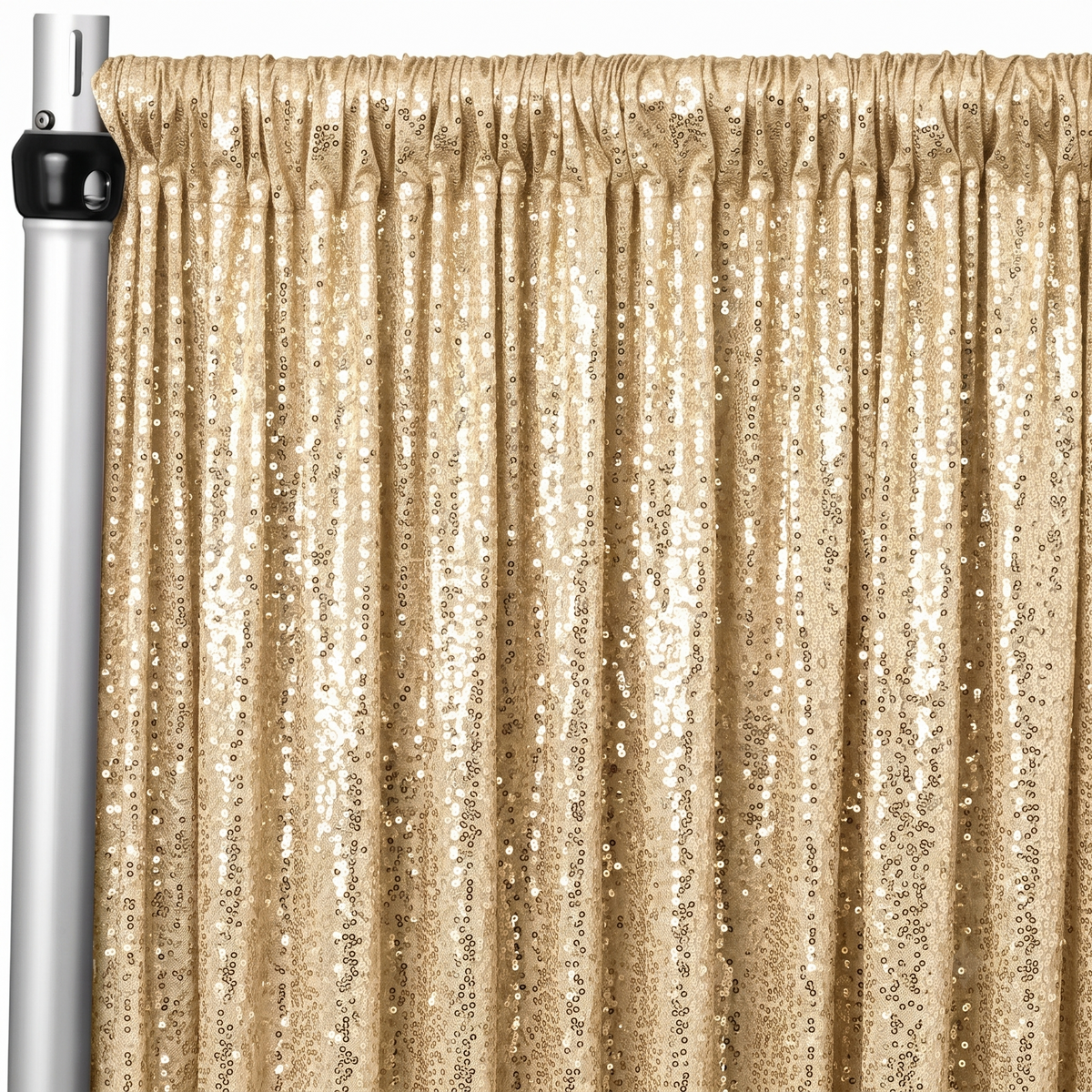 Sequin Mesh Net Drape Panel