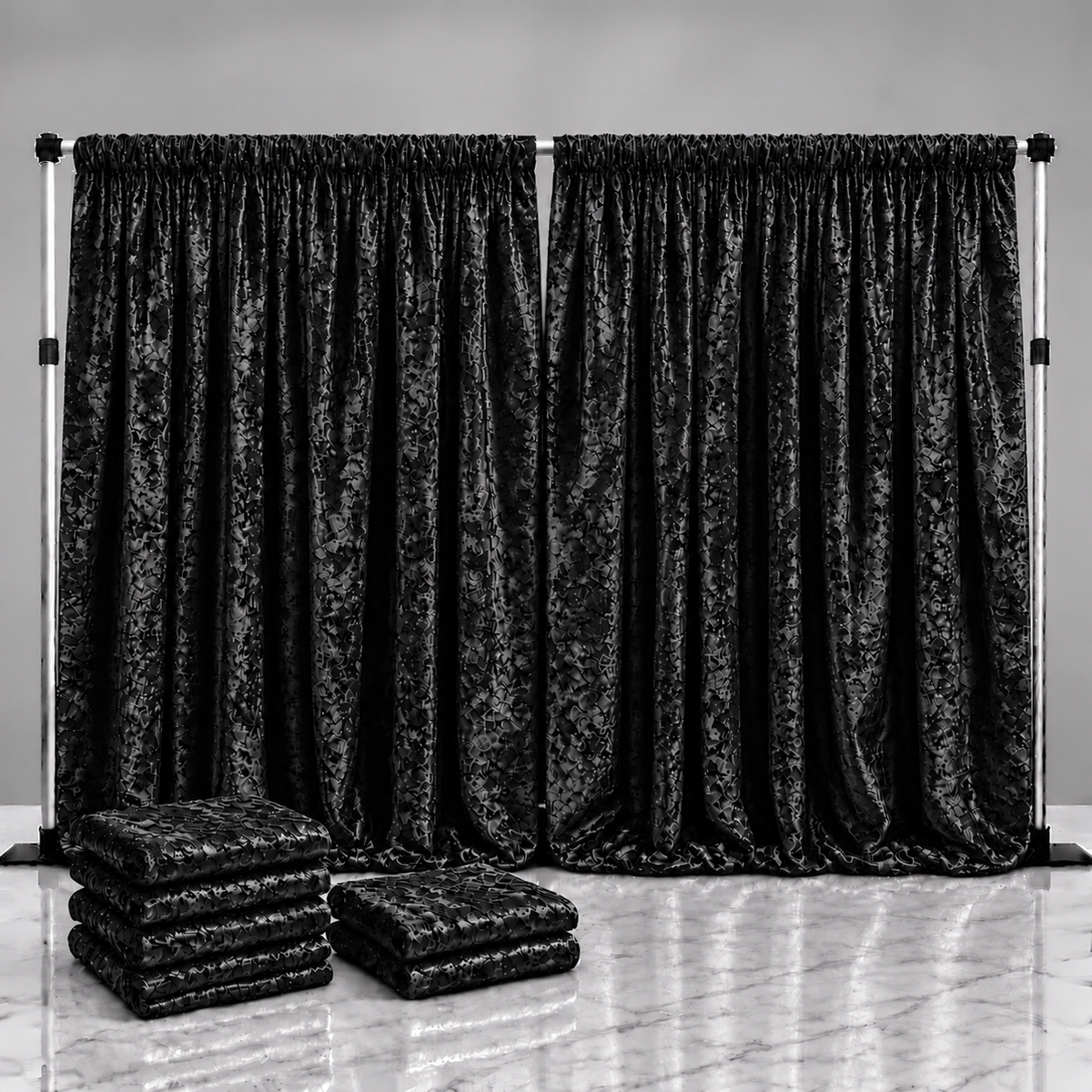Crush Velvet Drape Panel Packs | 15ft | 2 or 4 Panel Pack | Choose Color