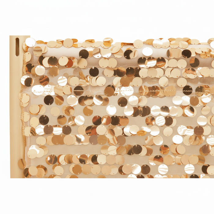 Gold Payette Sequin Curtain Panel