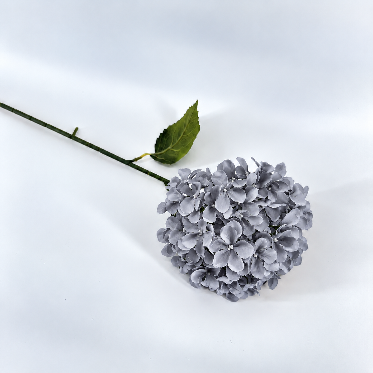 Large Silk Hydrangea Stem