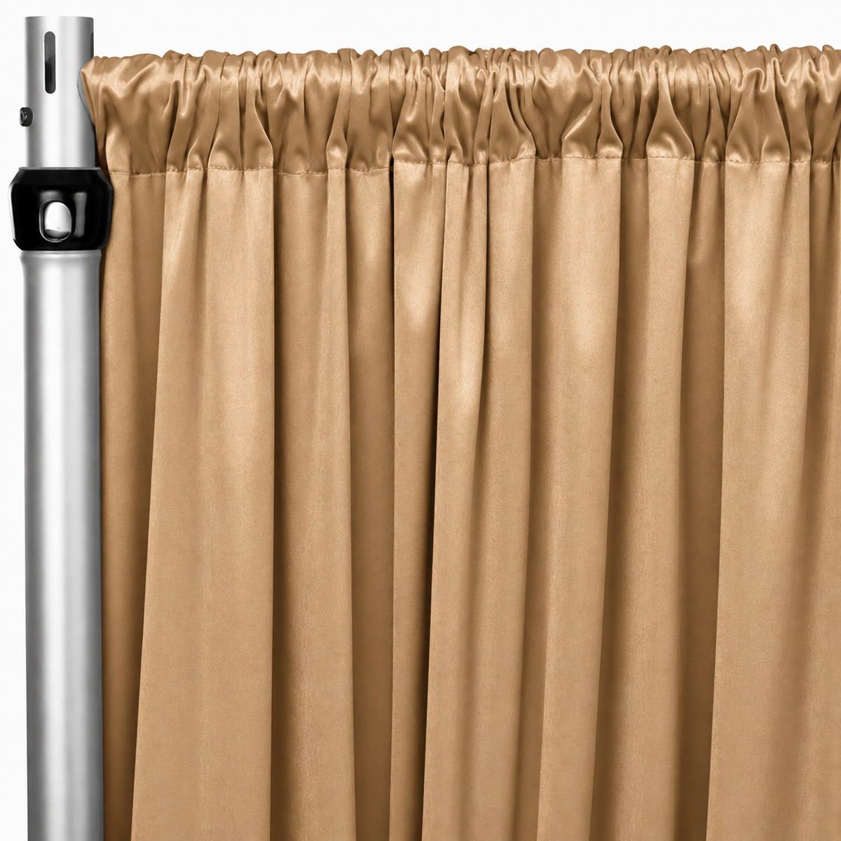 Crush Velvet Fabric Panel — Luxury Event Draping Curtain | 15ft x 52in | 10 Colors