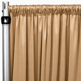 Crush Velvet Fabric Panel — Luxury Event Draping Curtain | 15ft x 52in | 10 Colors