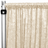 Crush Velvet Fabric Panel — Luxury Event Draping Curtain | 15ft x 52in | 10 Colors