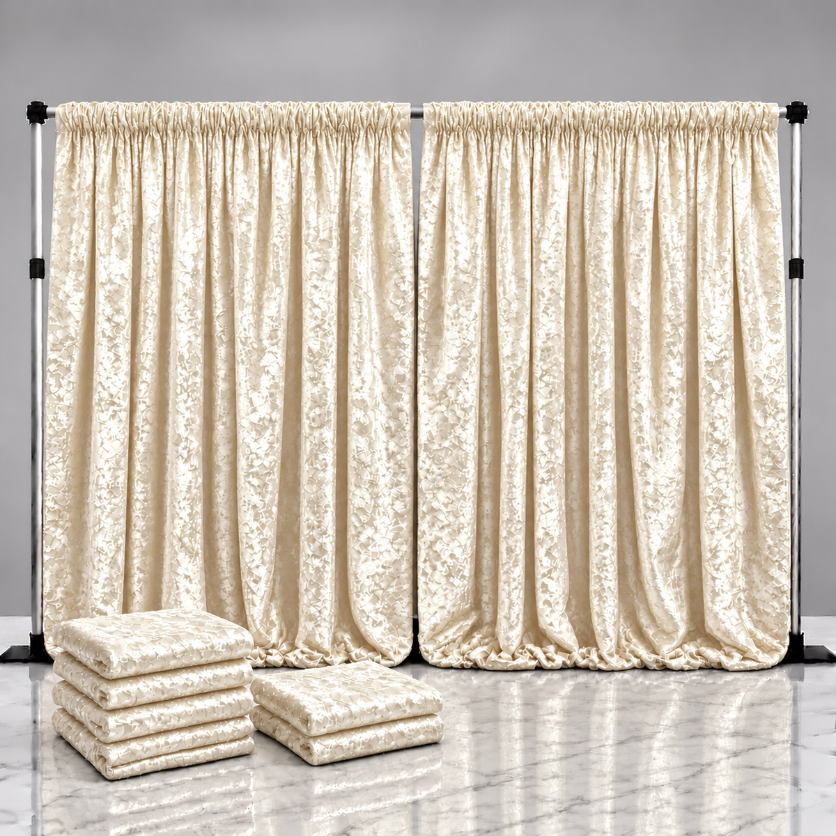Crush Velvet Drape Panel Packs | 15ft | 2 or 4 Panel Pack | Choose Color
