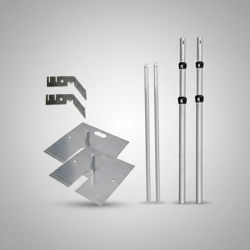 THE POSH MOBILE PIPE & DRAPE SYSTEM (SINGLE DRAPE KIT)