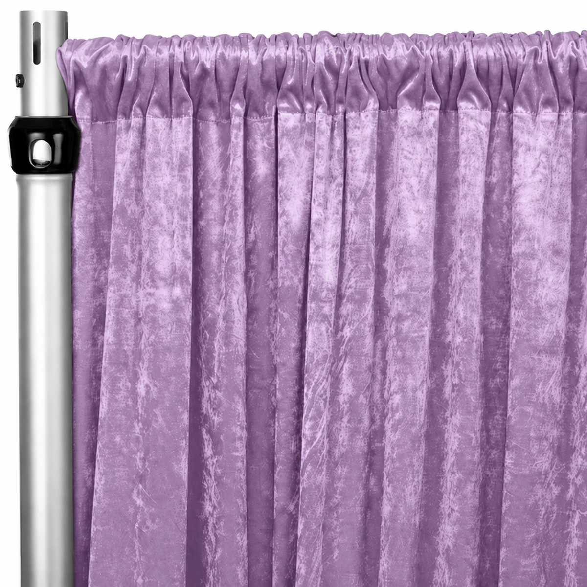 Crush Velvet Fabric Panel — Luxury Event Draping Curtain | 15ft x 52in | 10 Colors