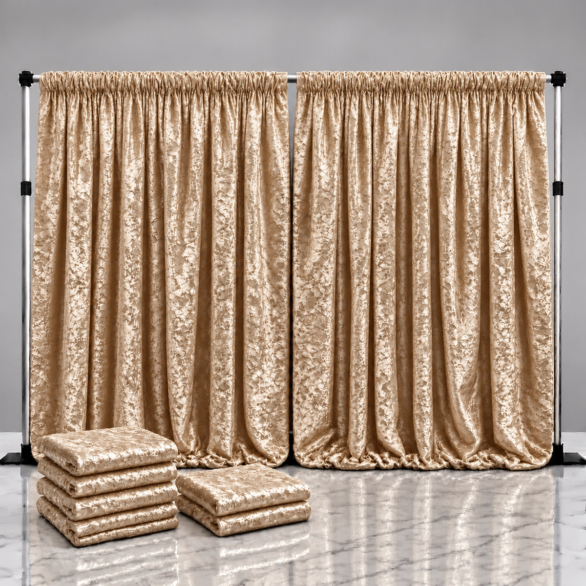 Crush Velvet Drape Panel Packs | 15ft | 2 or 4 Panel Pack | Choose Color