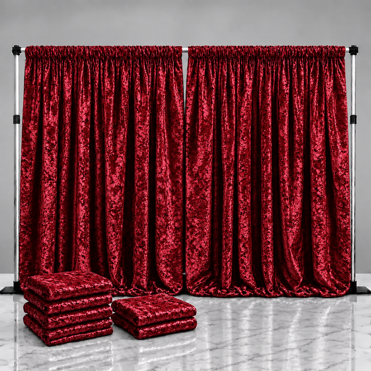 Crush Velvet Drape Panel Packs | 15ft | 2 or 4 Panel Pack | Choose Color