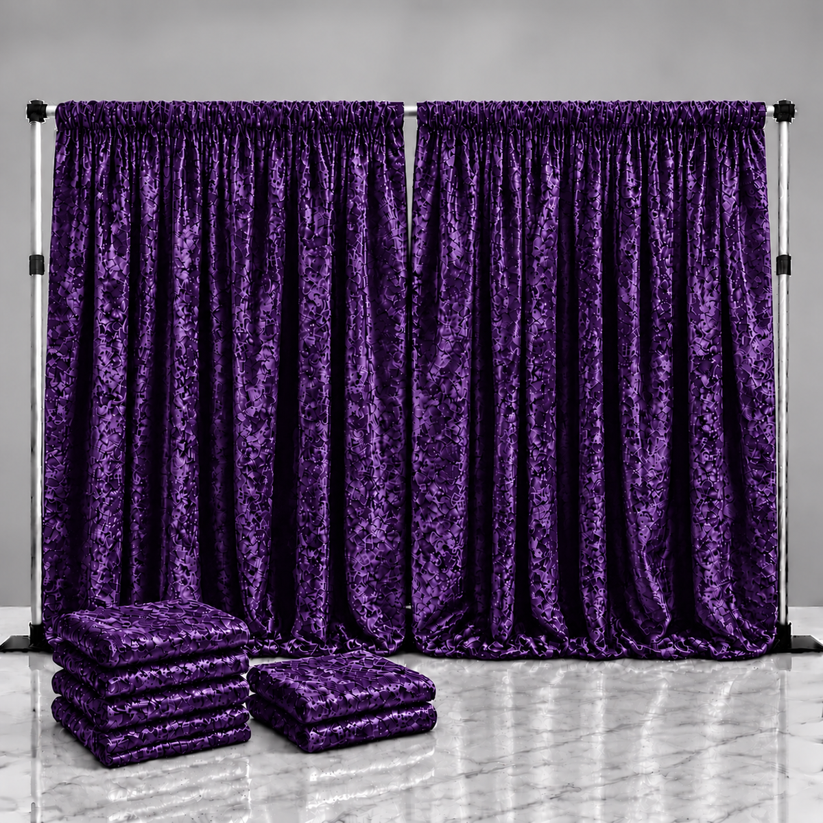 Crush Velvet Drape Panel Packs | 15ft | 2 or 4 Panel Pack | Choose Color