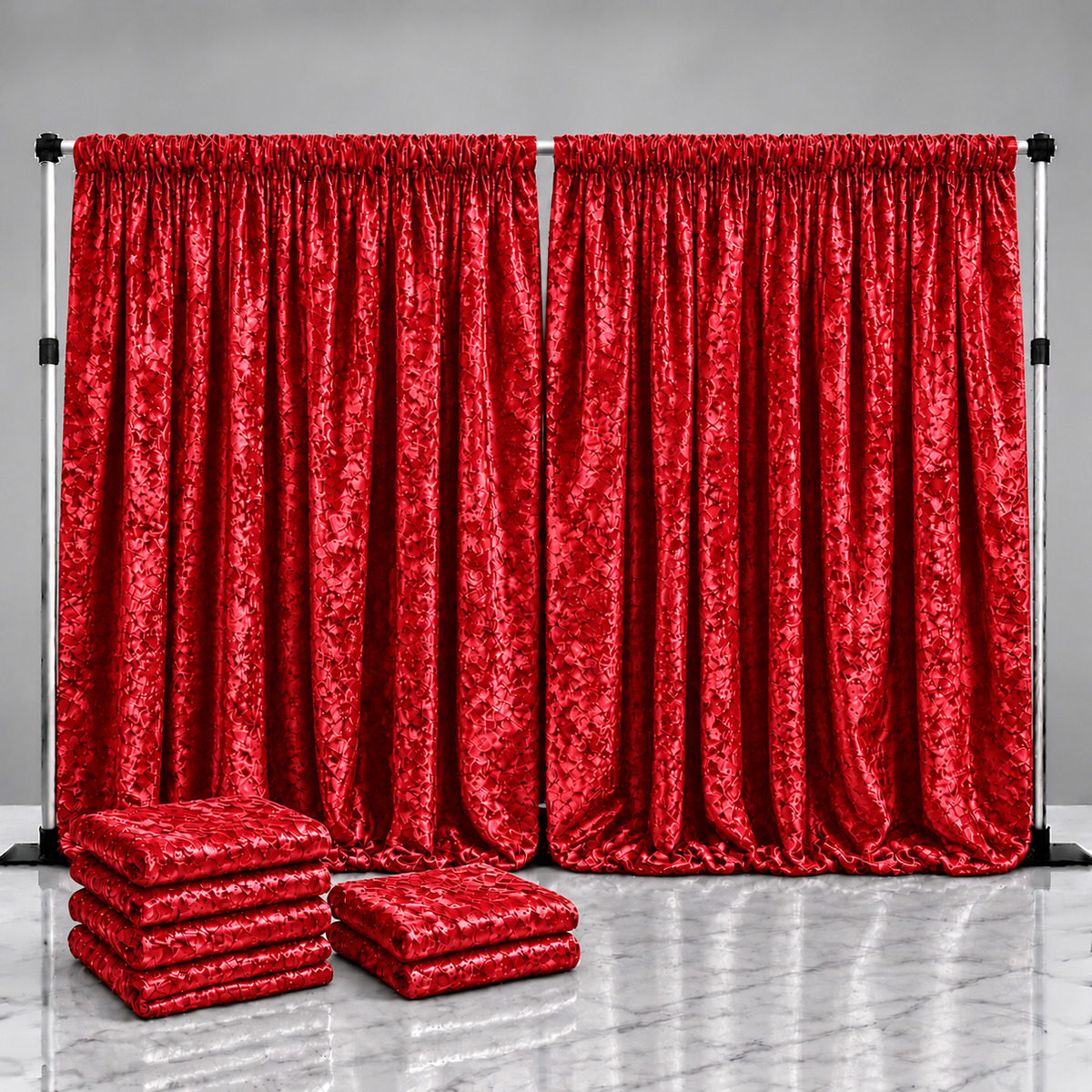 Crush Velvet Drape Panel Packs | 15ft | 2 or 4 Panel Pack | Choose Color
