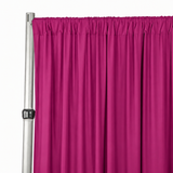 Magenta 4-Way Stretch Spandex Drape Panel 15ft – Stretch Backdrop for Events and Weddings