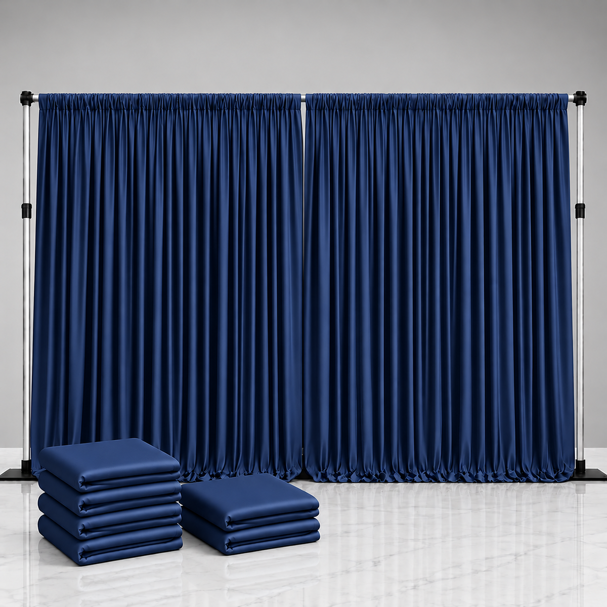 Spandex Drape Panel Packs | 4-Way Stretch | 15ft x 65in | 2 or 4 Panel Pack | Choose Color