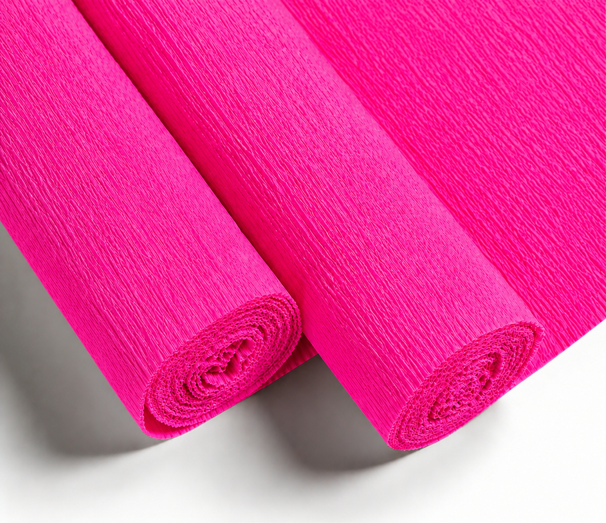 Solid Color Crepe Paper Roll - Floral Design Wrapping Paper
