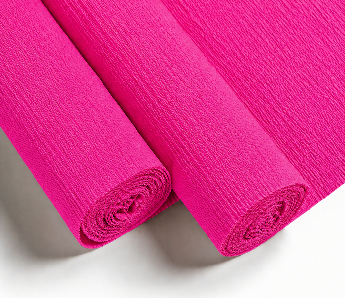 Solid Color Crepe Paper Roll - Floral Design Wrapping Paper