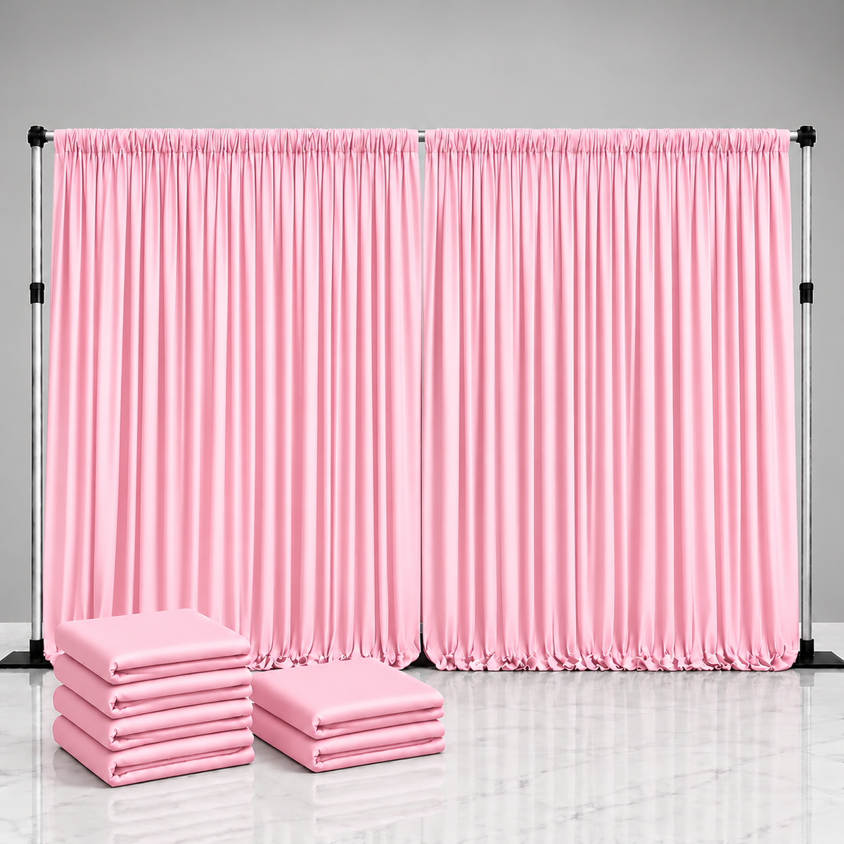 Spandex Drape Panel Packs | 4-Way Stretch | 15ft x 65in | 2 or 4 Panel Pack | Choose Color