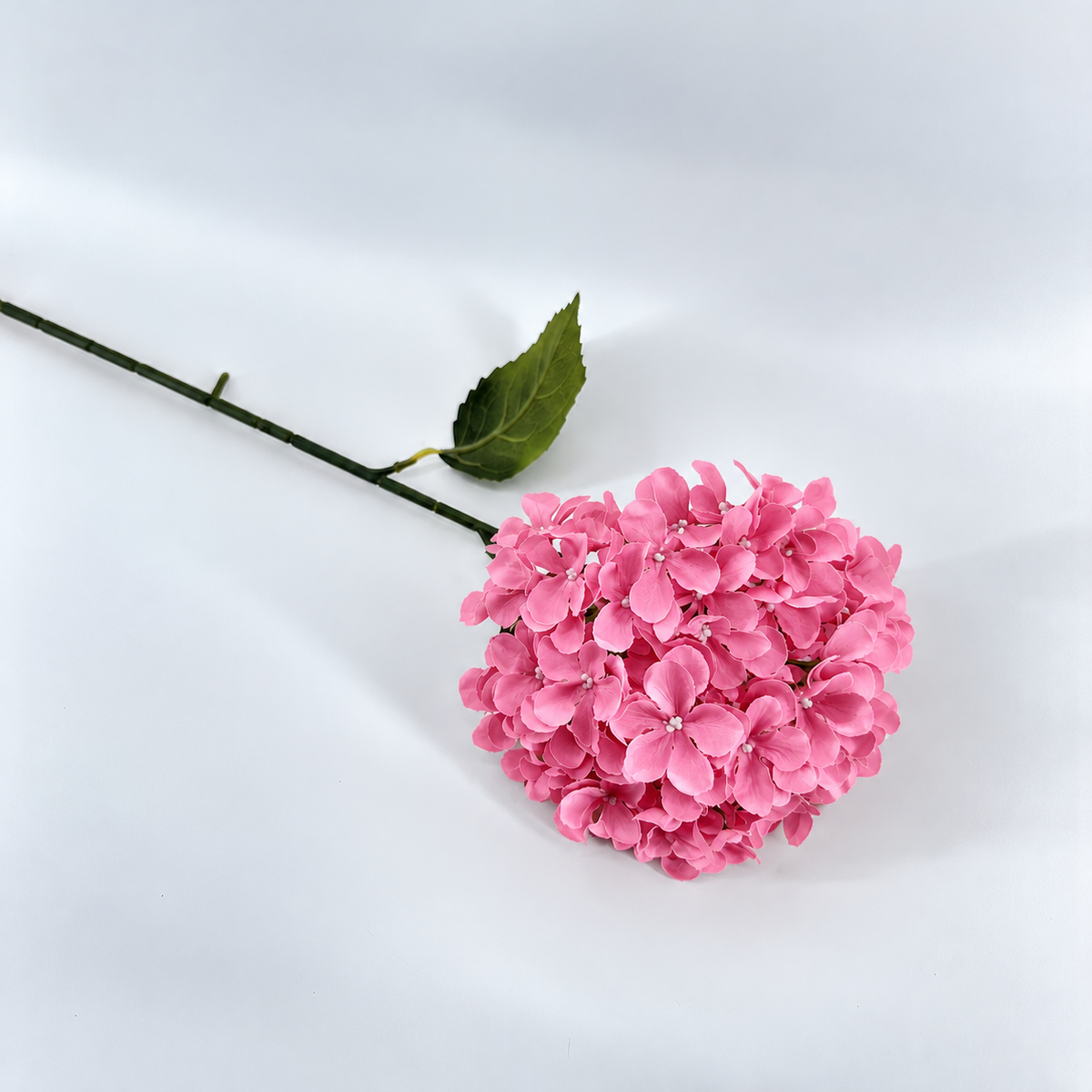 Large Silk Hydrangea Stem