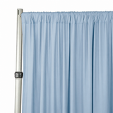 Powder Blue 4-Way Stretch Spandex Drape Panel 15ft – Event Backdrop by The Posh Academy