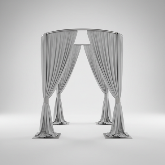 Round Canopy | THE POSH ROUND CANOPY DRAPE SYSTEM
