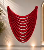 Layer Wave Ceiling Drape - Milk Silk Wedding Backdrop - Pre-order Ships July 25