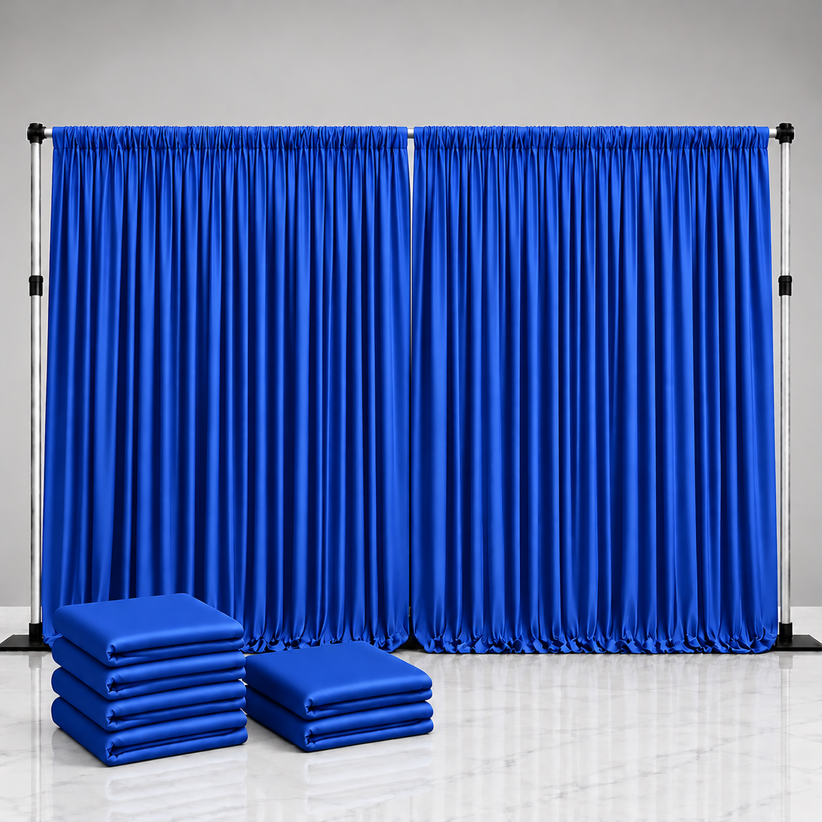 Spandex Drape Panel Packs | 4-Way Stretch | 15ft x 65in | 2 or 4 Panel Pack | Choose Color