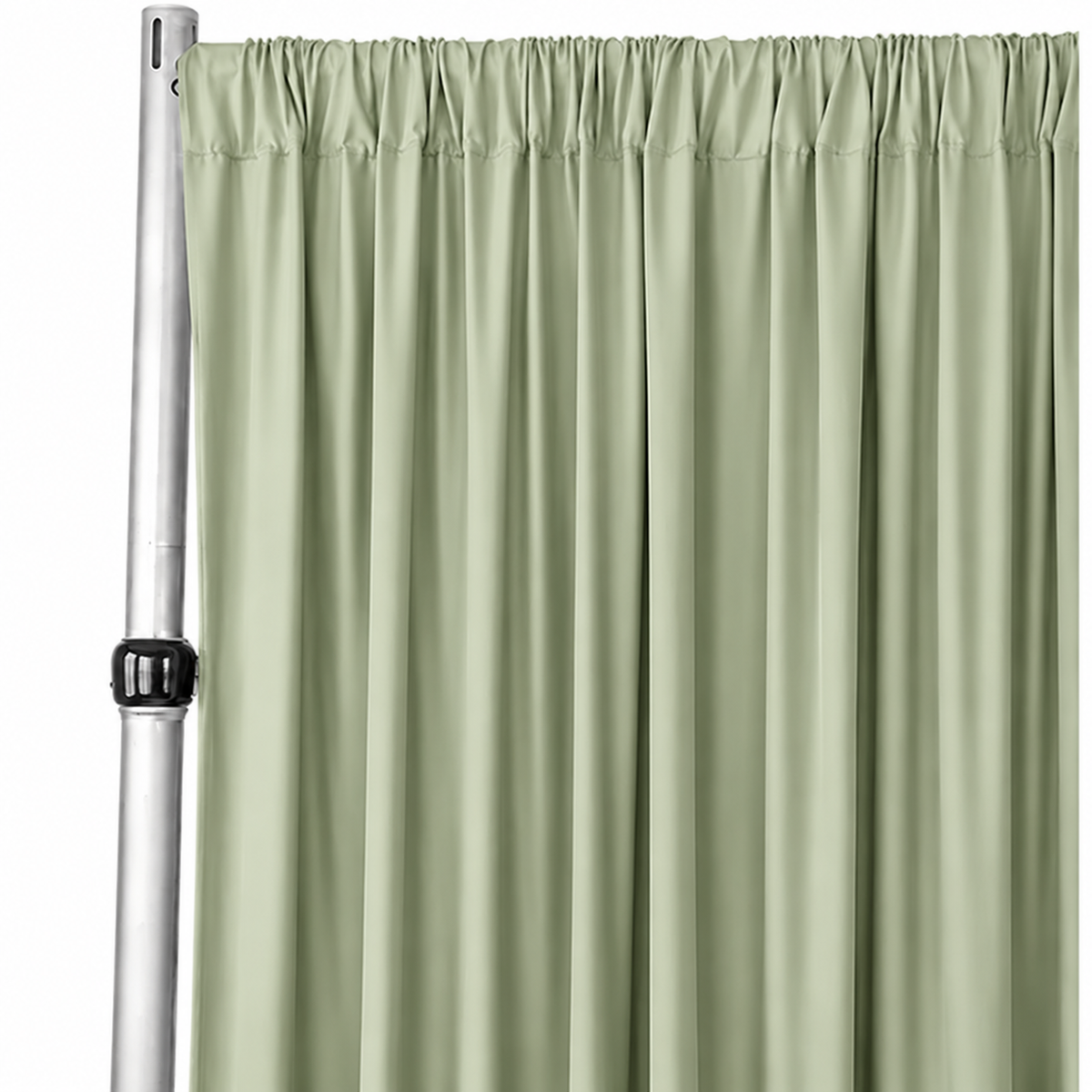 Stretch Spandex Drape Panel | 15ft x 65in | Single Rod Pocket | 16 Colors