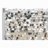 Payette Sequin Curtain Panel 15ft | Single Rod Pocket | 52 Inches Wide | Silver, Champagne & Gold