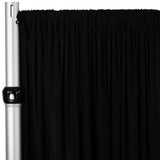 4-Way Stretch Spandex Drape Panel | 15ft x 65in | Single Rod Pocket | 13 Colors