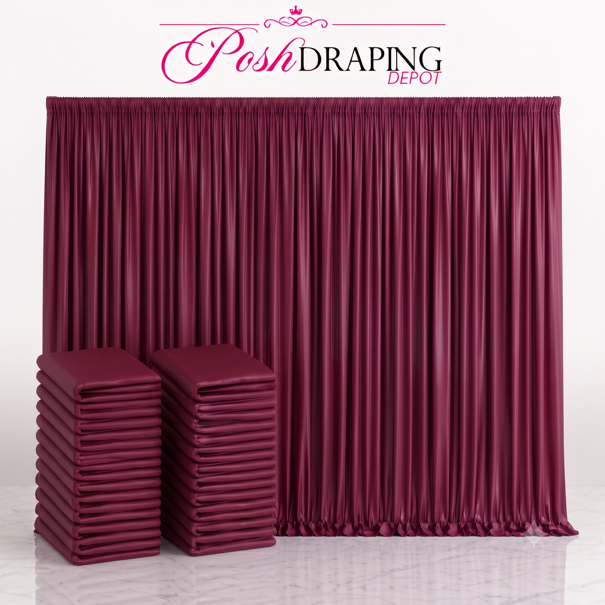 Spandex Drape Panel Pack | 4-Way Stretch | 15ft x 65in | Choose Size & Color