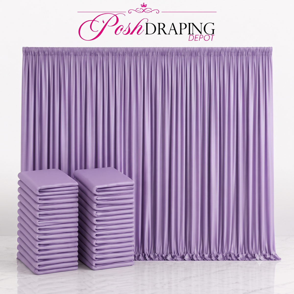 Spandex Drape Panel Pack | 4-Way Stretch | 15ft x 65in | Choose Size & Color
