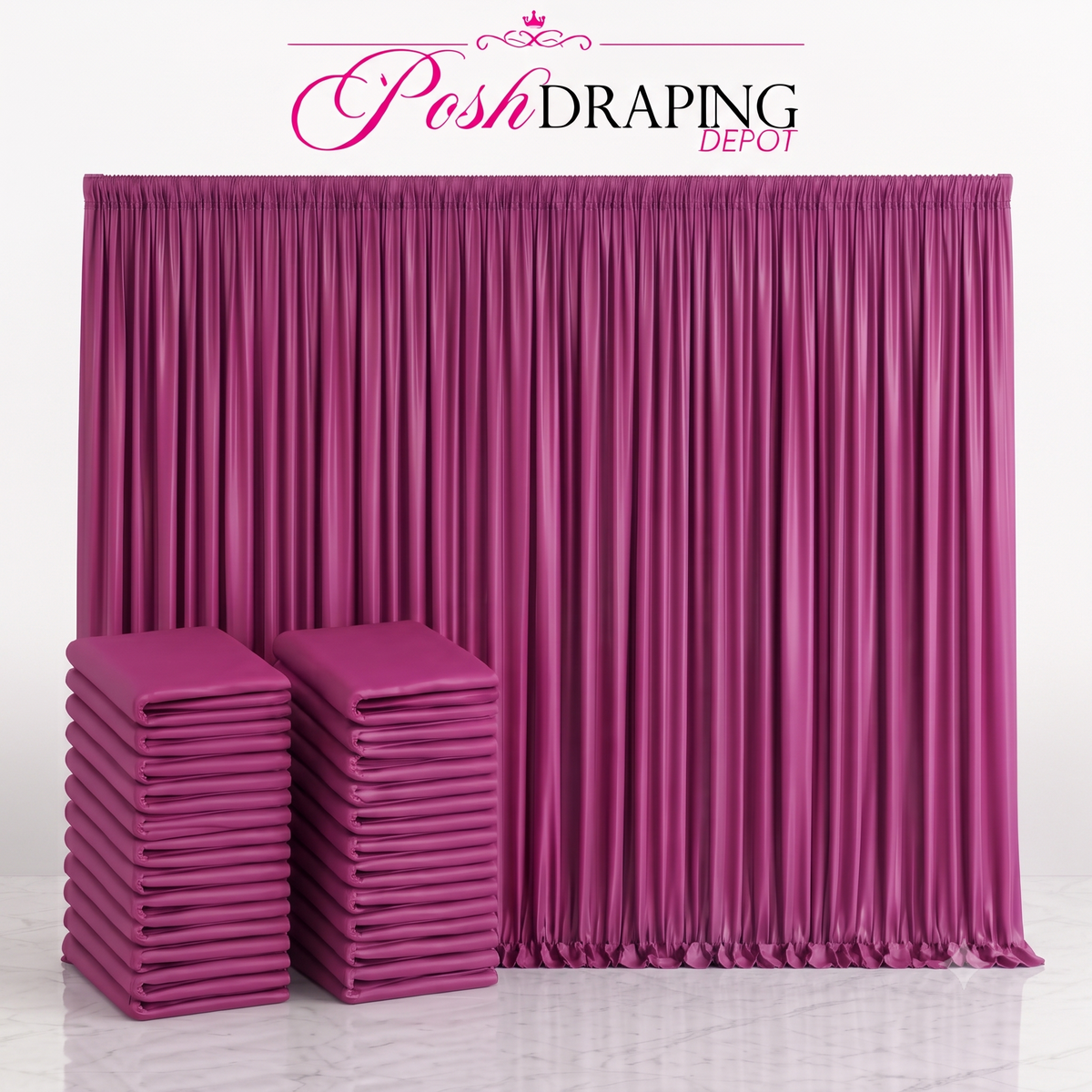 Spandex Drape Panel Pack | 4-Way Stretch | 15ft x 65in | Choose Size & Color