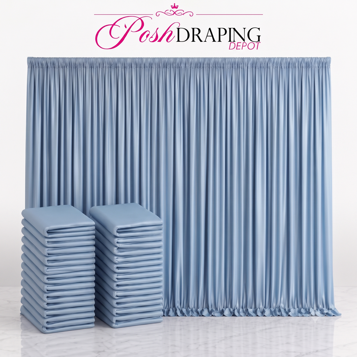 Spandex Drape Panel Pack | 4-Way Stretch | 15ft x 65in | Choose Size & Color