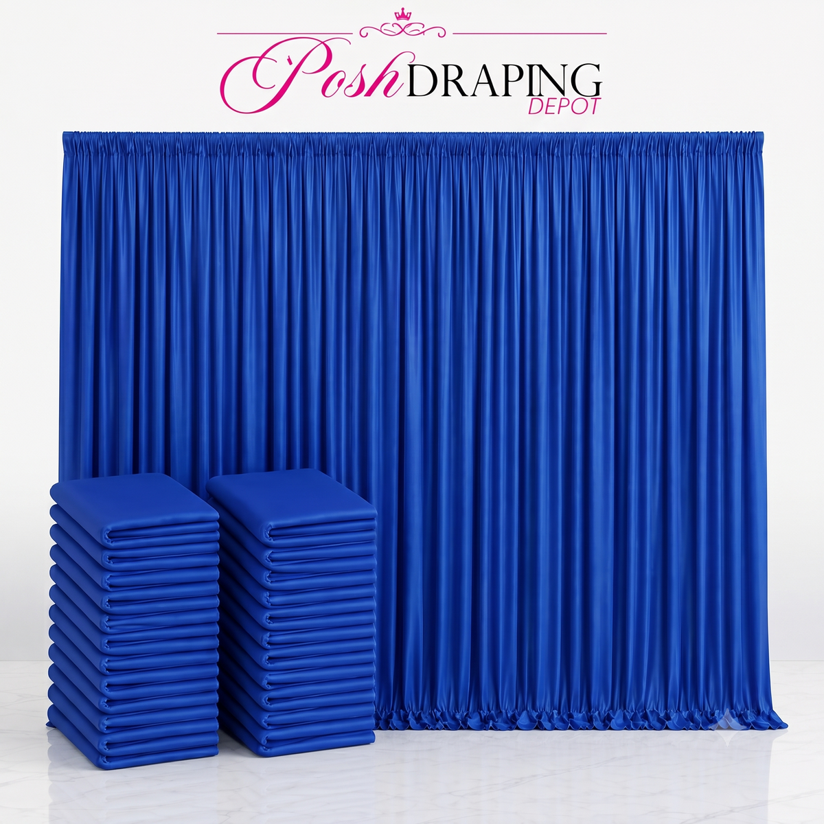 Spandex Drape Panel Pack | 4-Way Stretch | 15ft x 65in | Choose Size & Color