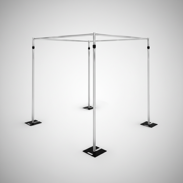 Square Canopy Pipe and Drape Kit
