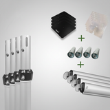 Square Canopy Pipe and Drape Kit