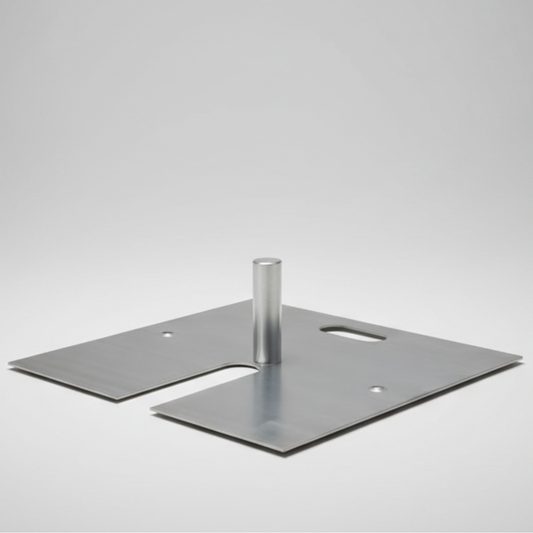 Pro EZ Series Heavy-Duty Base with 6"x2" Pin (Up to 14ft)