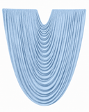 Pre-made Baroque Swag - Baby Blue