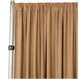 4-Way Stretch Spandex Drape Panel | 15ft x 65in | Single Rod Pocket | 16 Colors