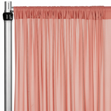 Textured Chiffon Draping Panel with 4" Rod Pocket
